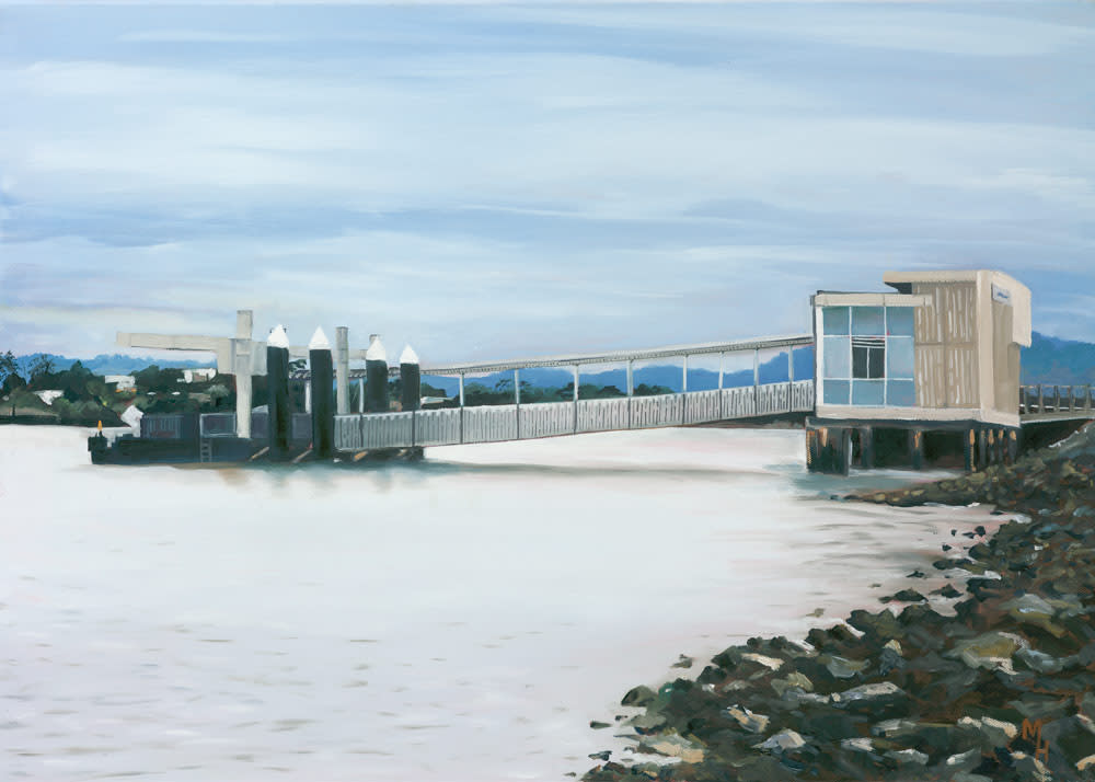'Last Stop' Hamilton Ferry Pier by Meredith Howse Art 