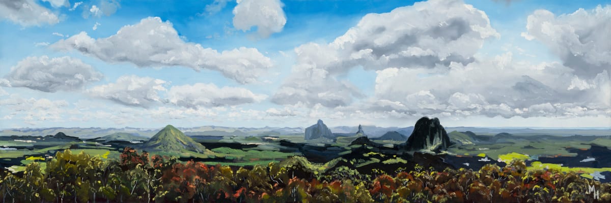 Glass House Mountains by Meredith Howse Art 