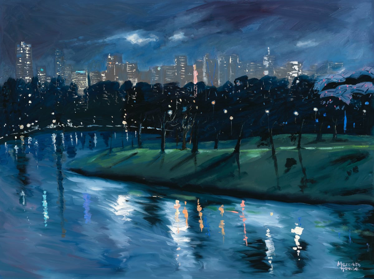 Yarra by Night by Meredith Howse Art 