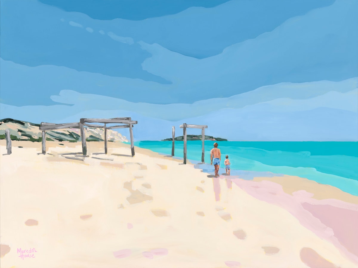 Beach Day at Hamelin Bay, Western Australia by Meredith Howse Art 