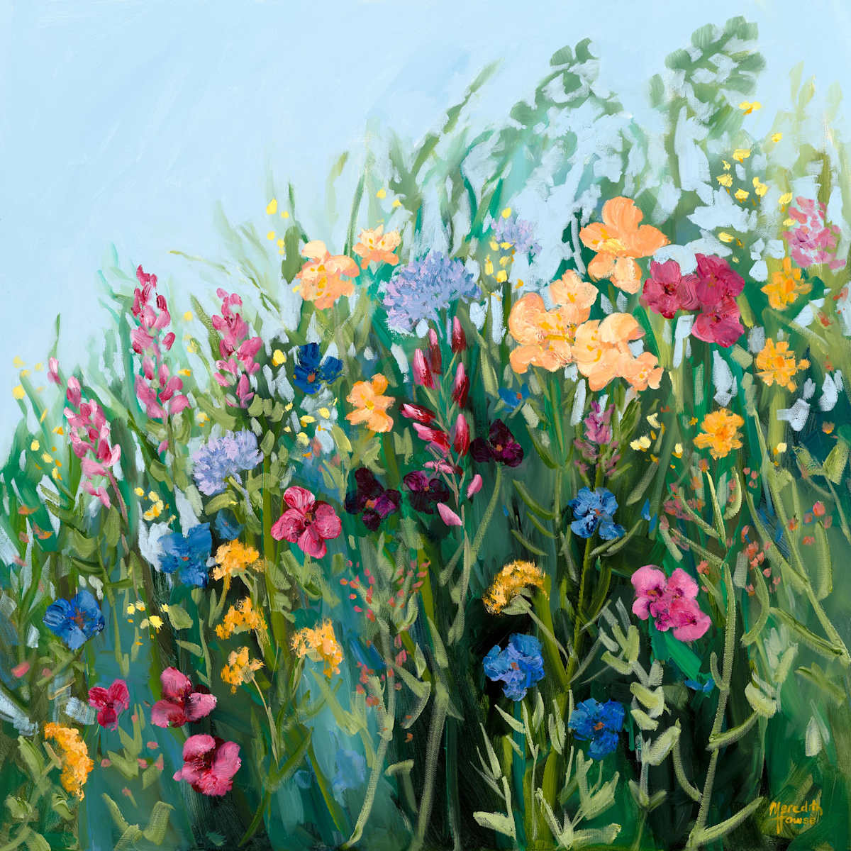 Colourful Spring by Meredith Howse Art 