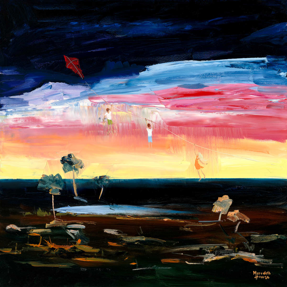 Kite Adventures (Print) by Meredith Howse Art, Image 1.