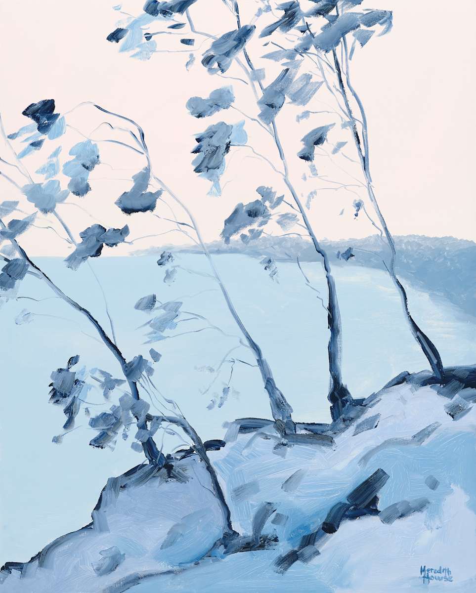 Straddie in Blue (Print) by Meredith Howse Art, Image 1.