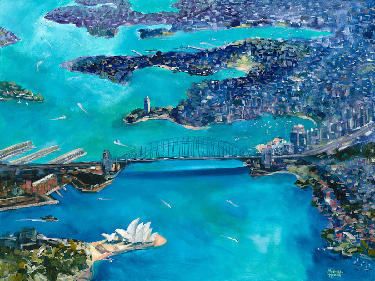 Sydney Harbour - Print by Meredith Howse Art, Image 2.