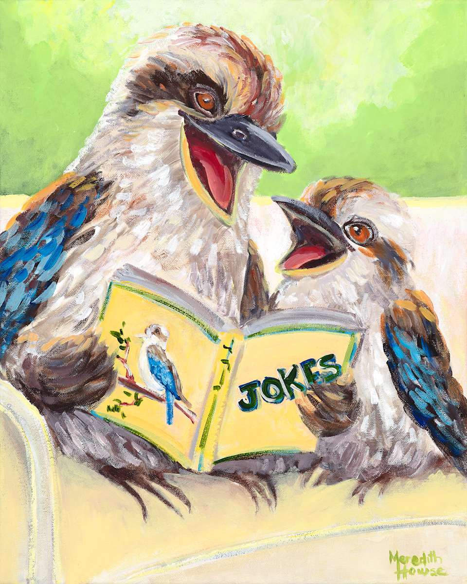 Kookaburra Laugh (Print) by Meredith Howse Art, Image 1.