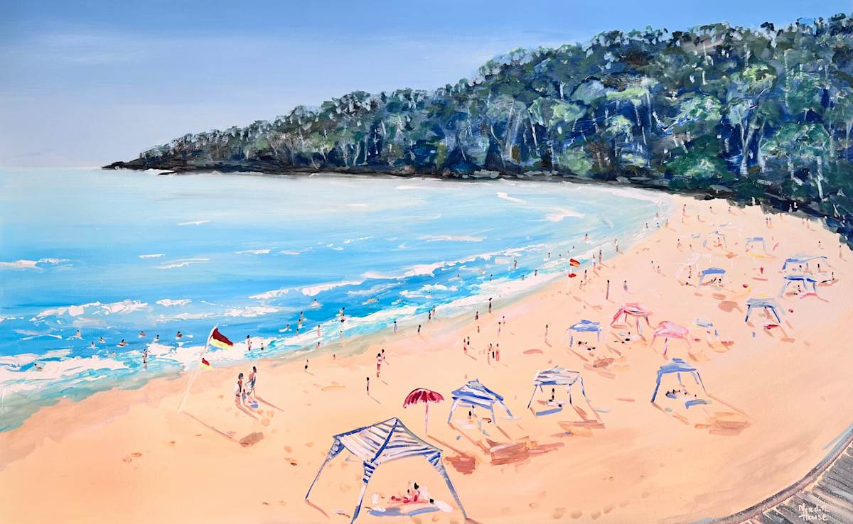 Noosa Beach by Meredith Howse Art 