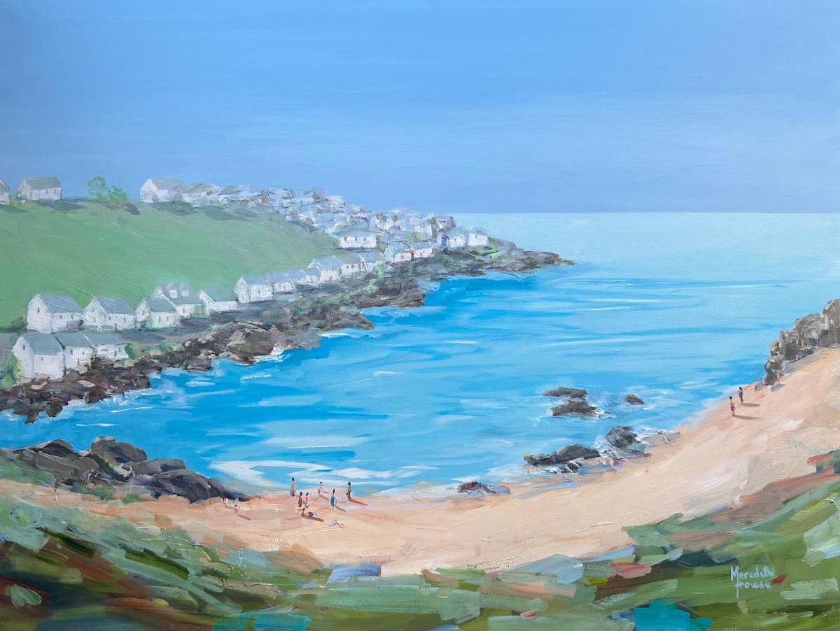 Seaside Town by Meredith Howse Art, Image 6.