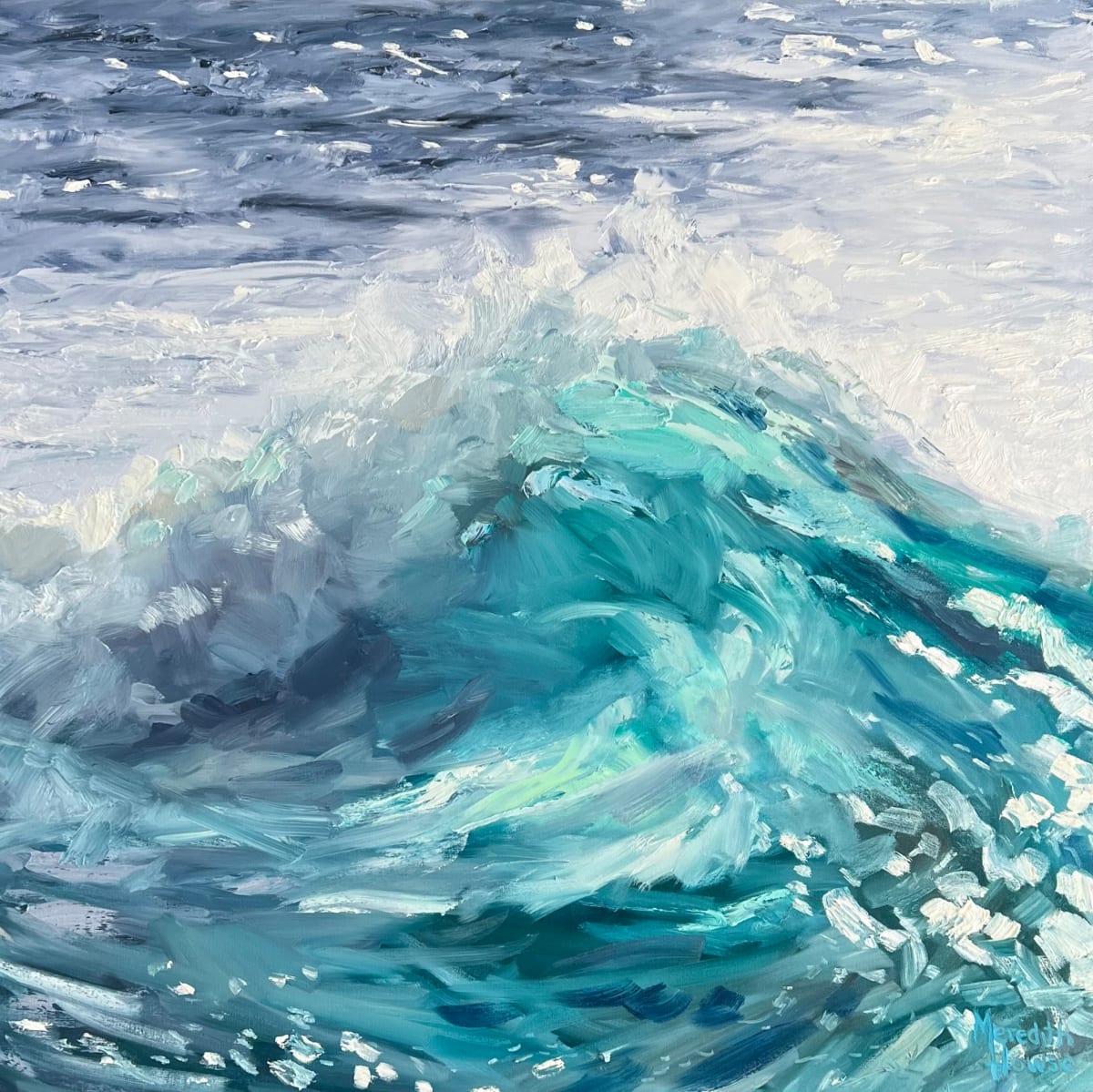 Transcendent Swell - The Wave 5 by Meredith Howse Art 