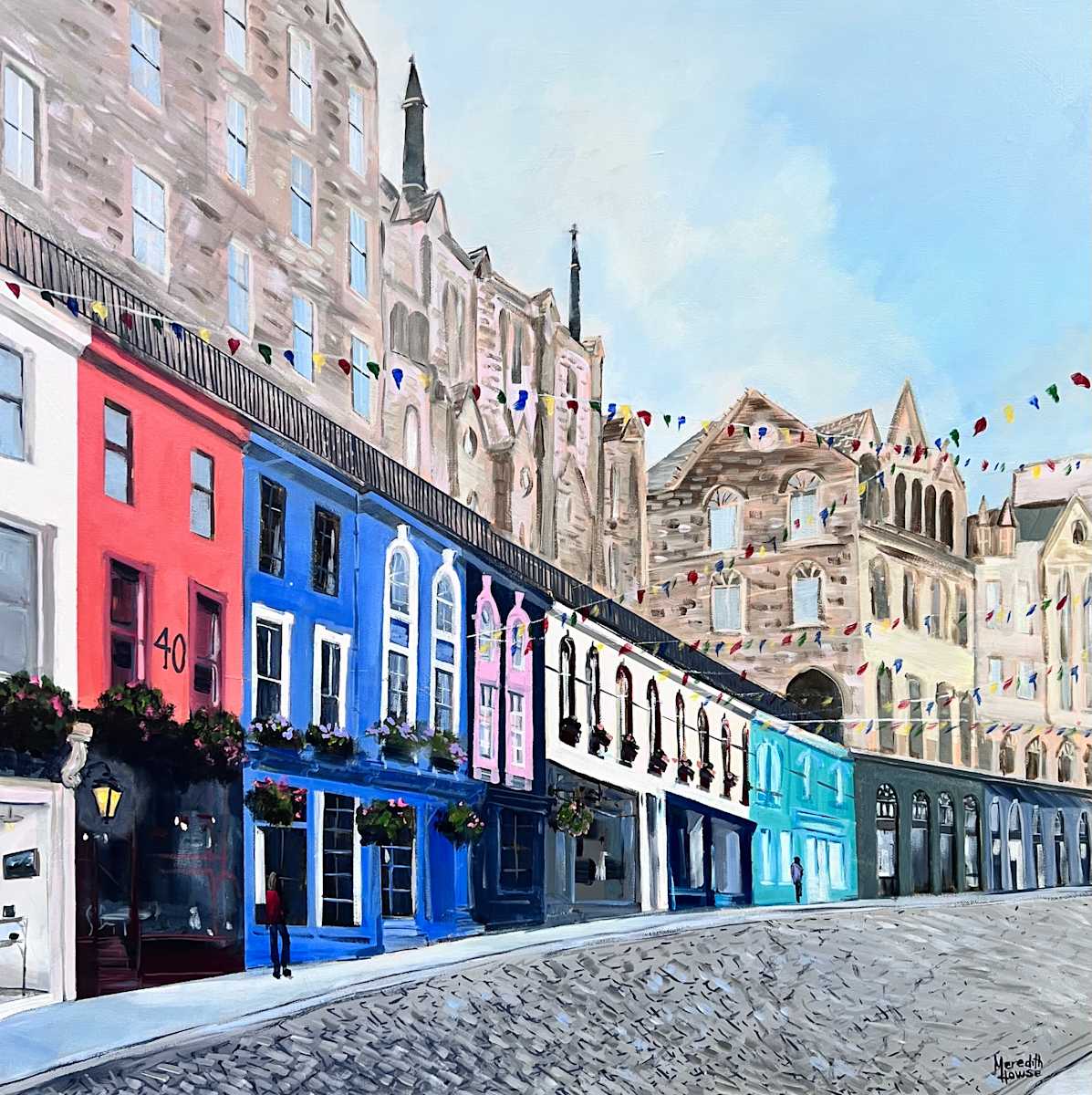 Victoria Street, Edinburgh by Meredith Howse Art 