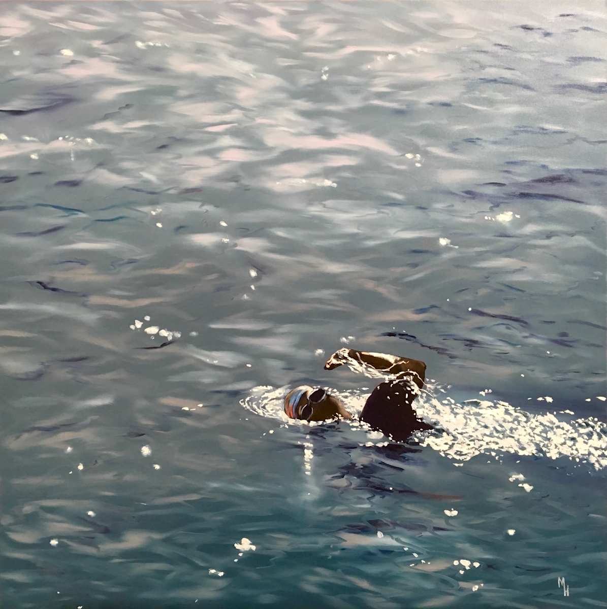 Swimming by Meredith Howse Art, Image 1.