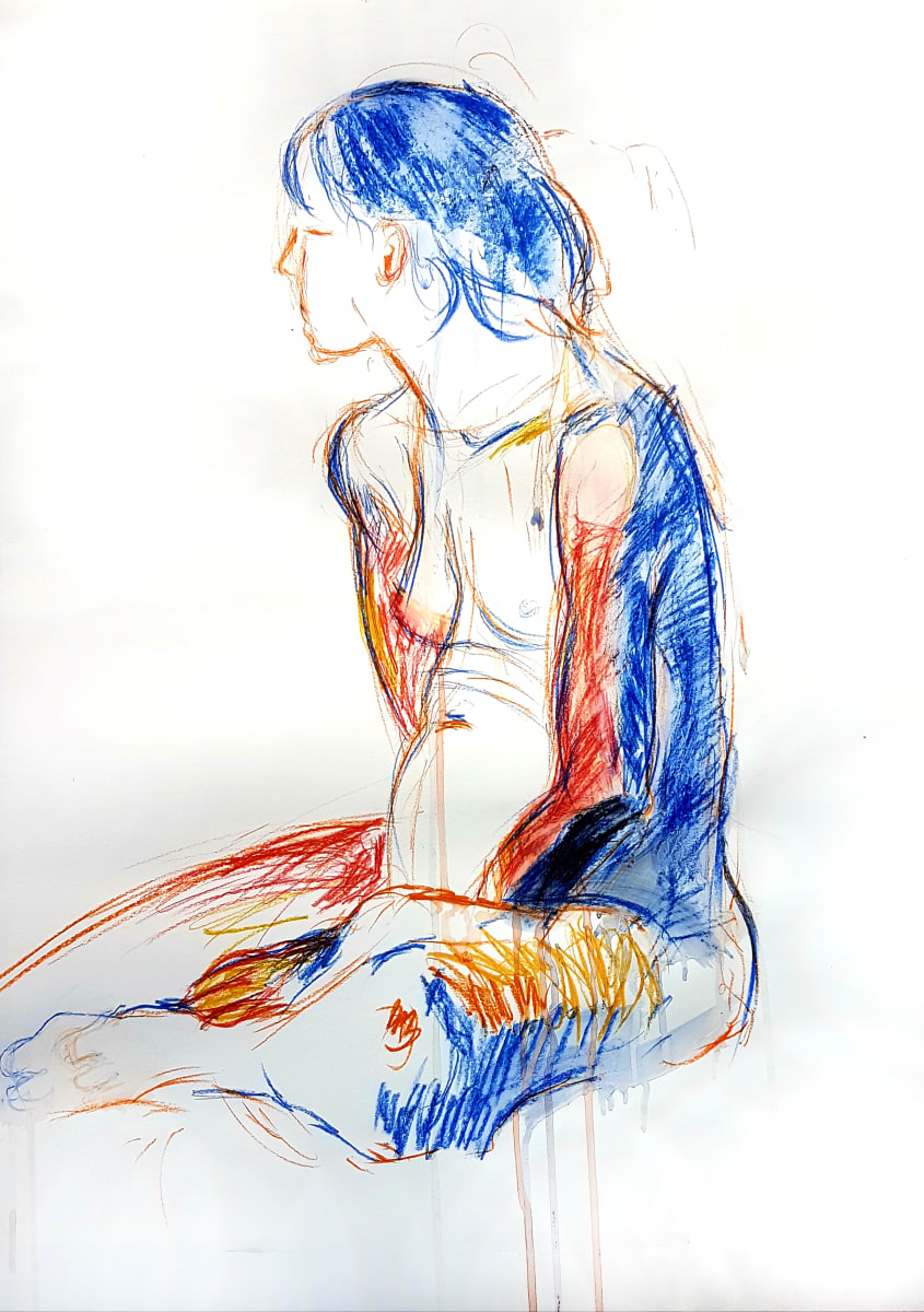 Blue Study by Adi Tait 
