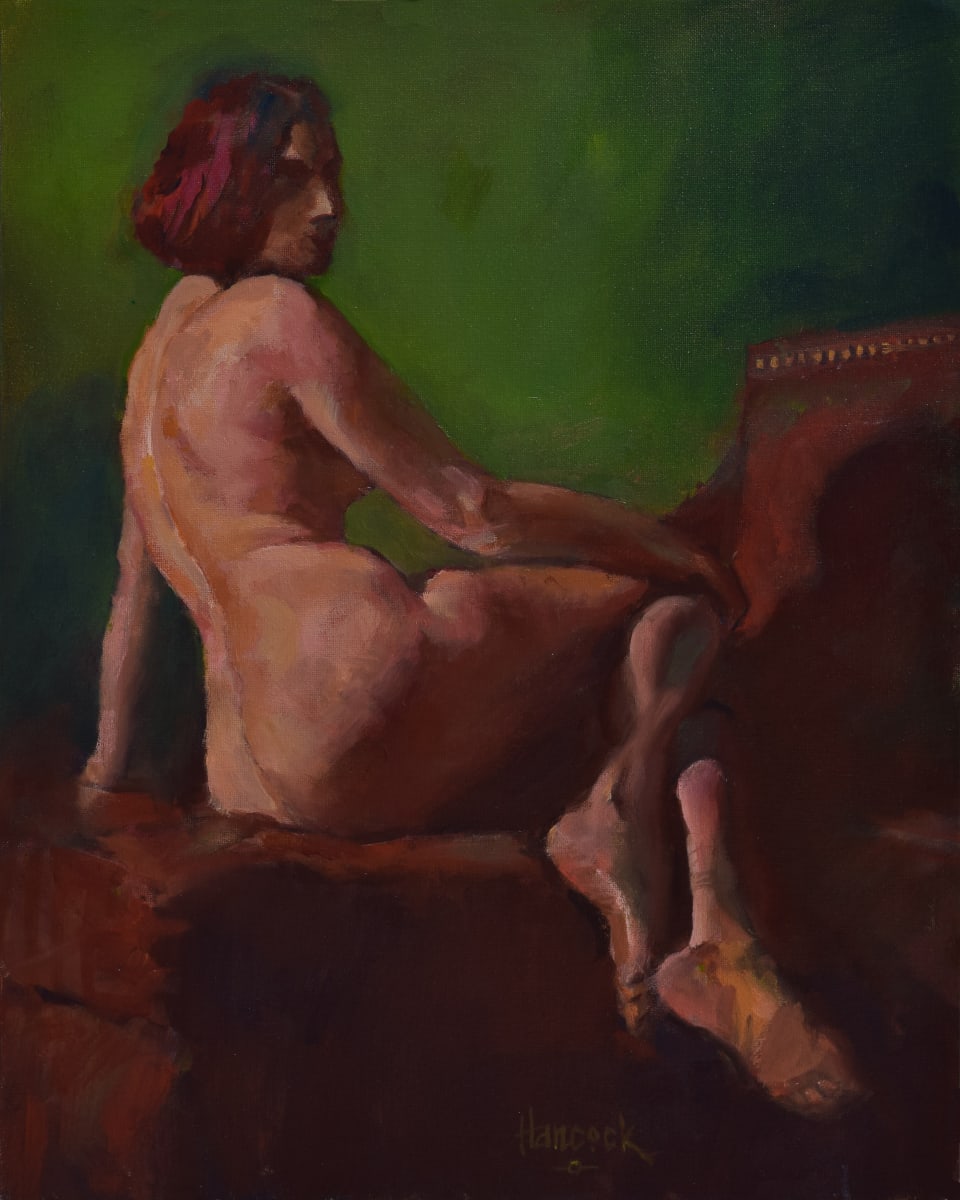 Seated Nude by Bruce Hancock 