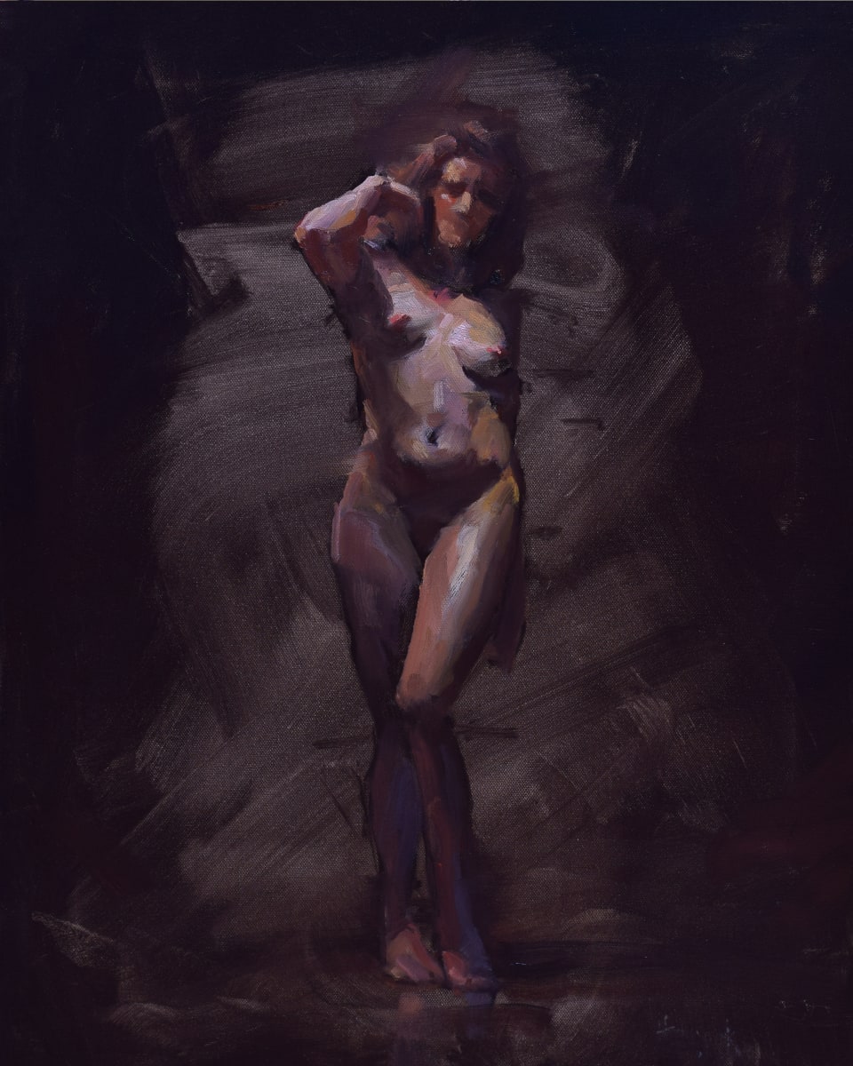 Standing Nude by Bruce Hancock 