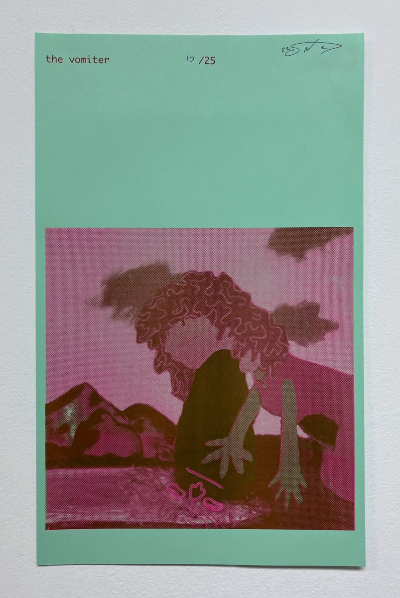 Glitch Prints (The Vomiter) by Carmel Dor  Image: 9 remaining prints available
