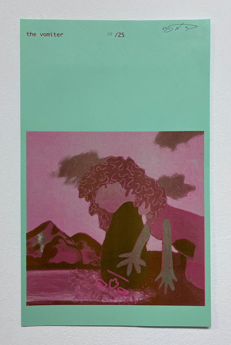 Glitch Prints (The Vomiter) by Carmel Dor, Image 4.