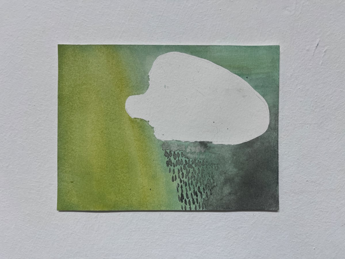 Rain Rear View Mirror by Carmel Dor 