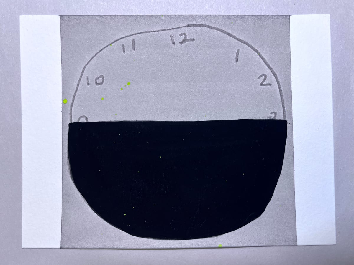 Drowned Clock (Study 2) by Carmel Dor 