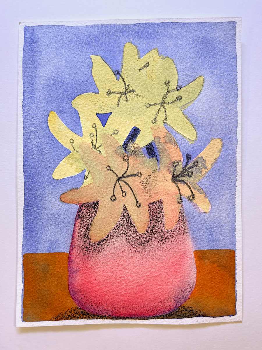 Lilies with Shadow by Carmel Dor, Image 2.