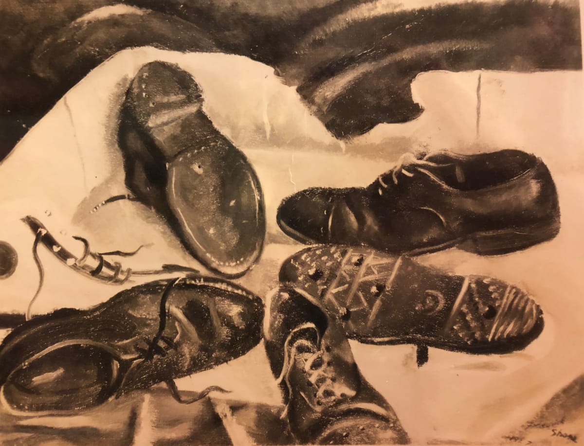 "Worn Shoes" named by CLL by Frederick Emmanuel  Shane aka "Fred Shane", Image 1.