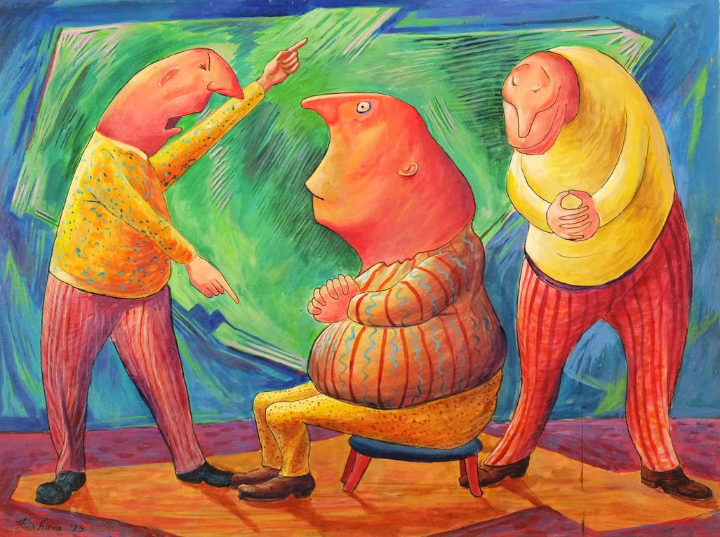 "Obtuse, Obdurate, Obsequious" by Fred Shane, Image 1.