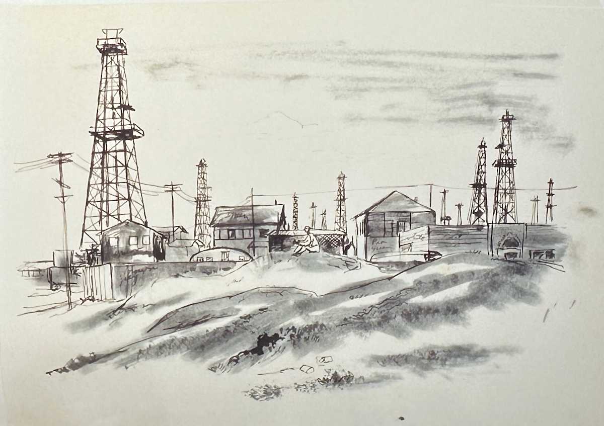 "Landscape with Power Lines" named by CLL by Fred Shane, Image 1.