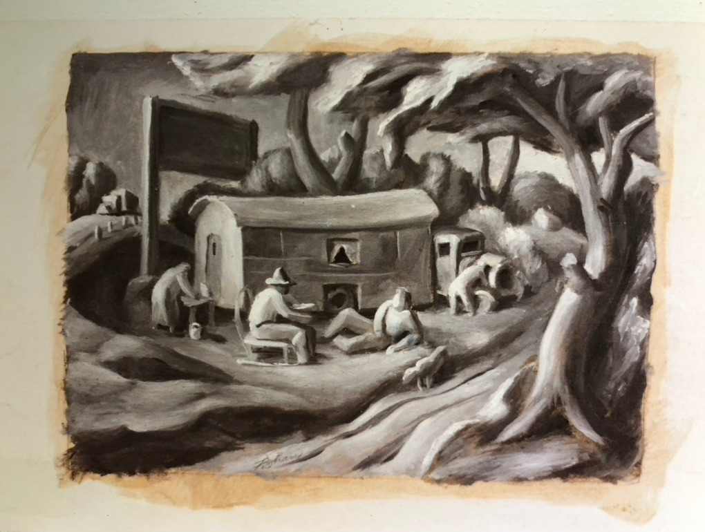 "Camping" named by CLL by Fred Shane, Image 1.