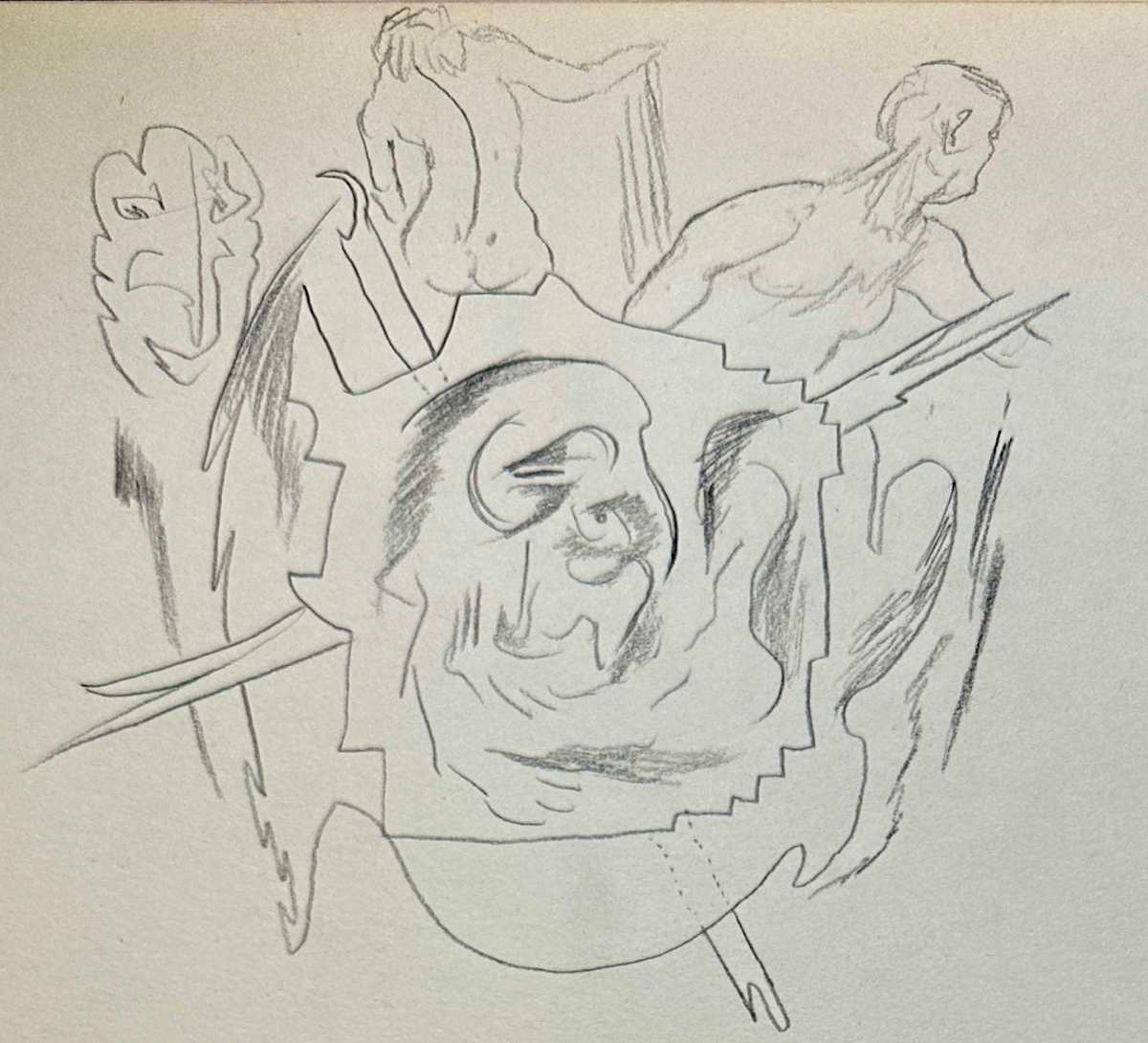 "Hidden Faces and Figures Doodle" named by CLL by Fred Shane, Image 1.