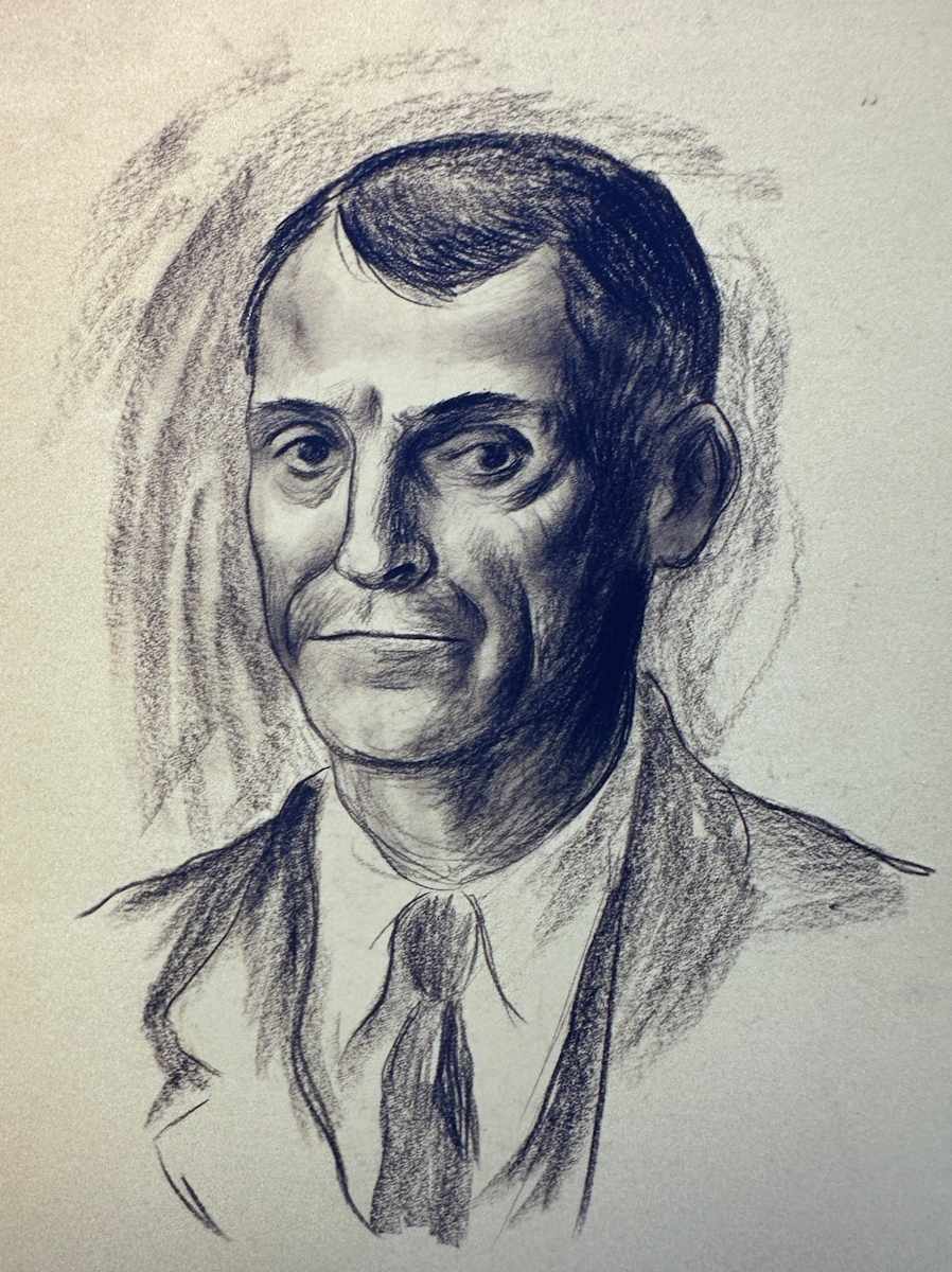 "Portrait: Man with Thin Lips" named by CLL by Fred Shane, Image 1.