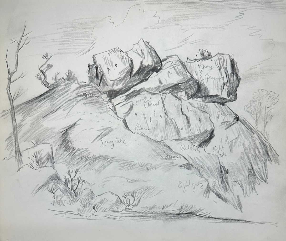 "Rugged Rocky Mountain" named by CLL by Fred Shane, Image 1.