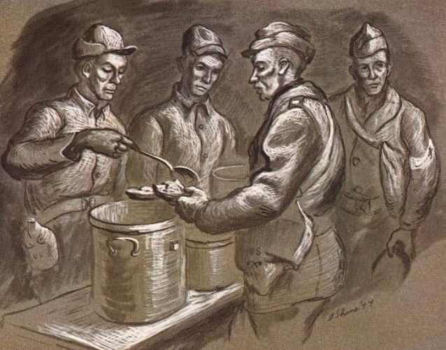 "War - Soup's On" by Fred Shane, Image 1.