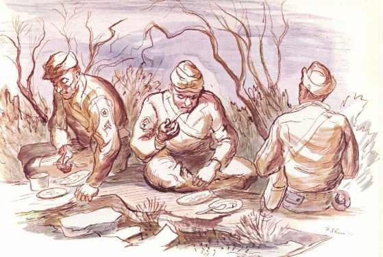 "War - Time for Chow" by Fred Shane, Image 1.