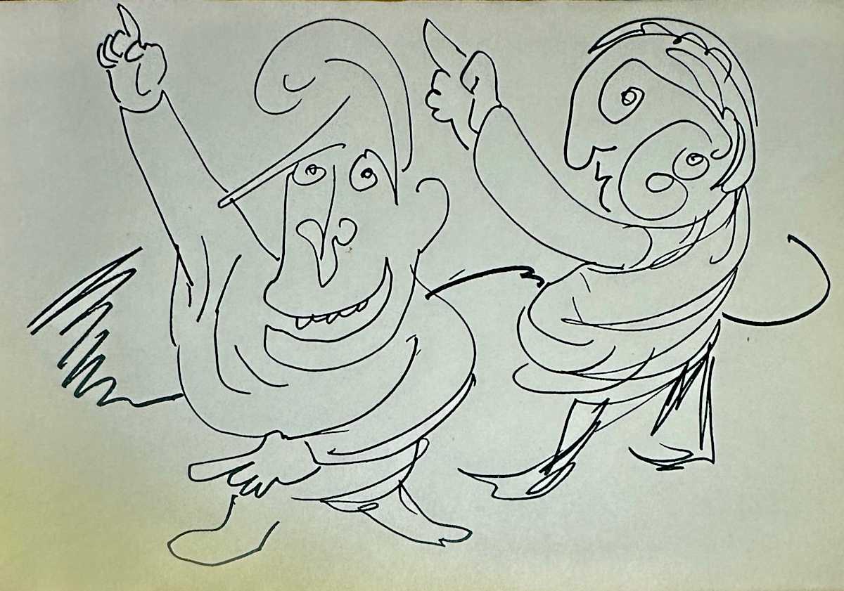 "Two Goofs" named by CLL by Fred Shane, Image 1.