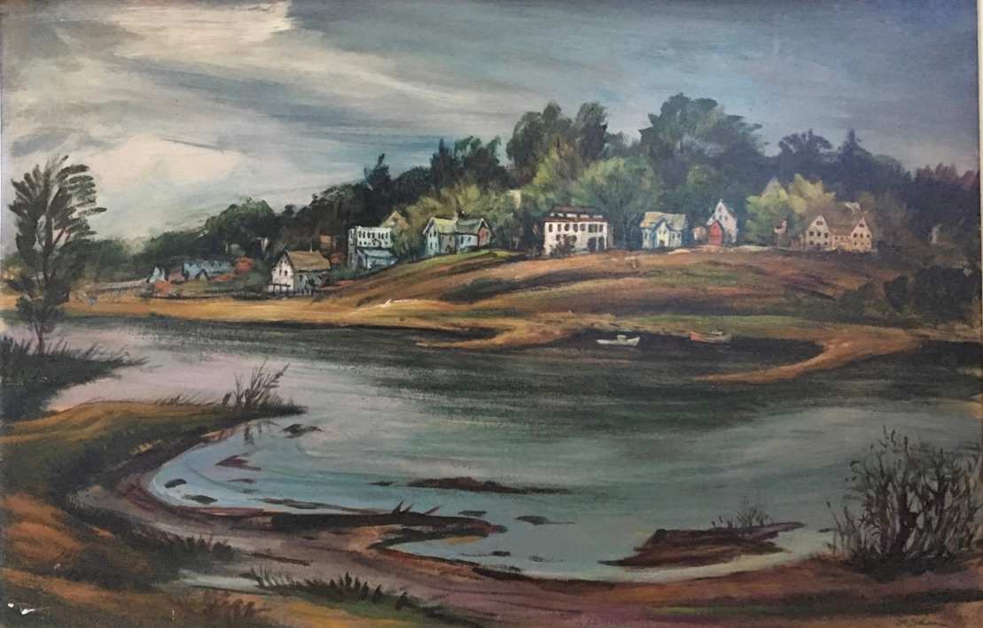 "An Inlet, Maine" by Fred Shane, Image 1.