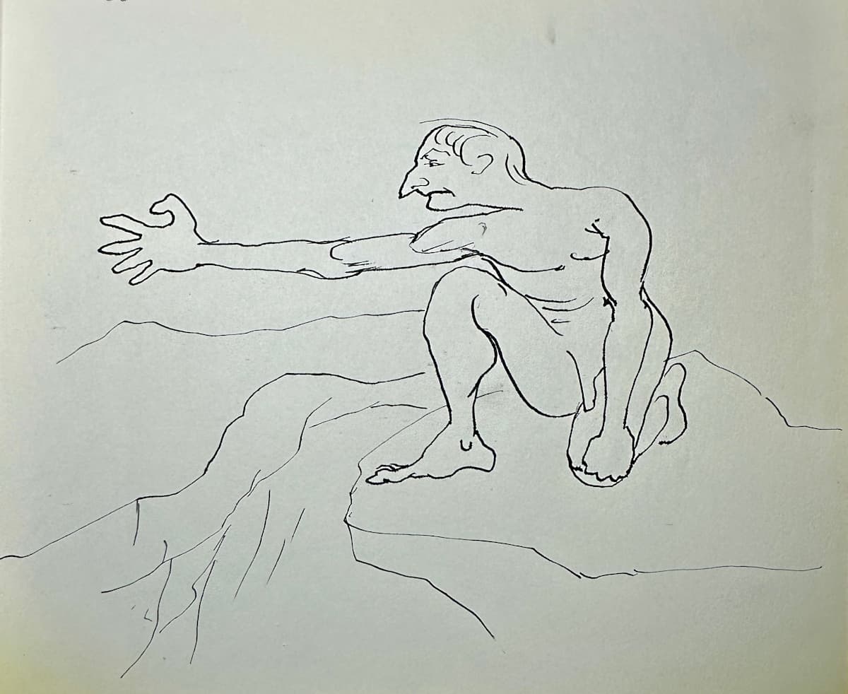 "Reaching Man" named by CLL by Fred Shane, Image 1.
