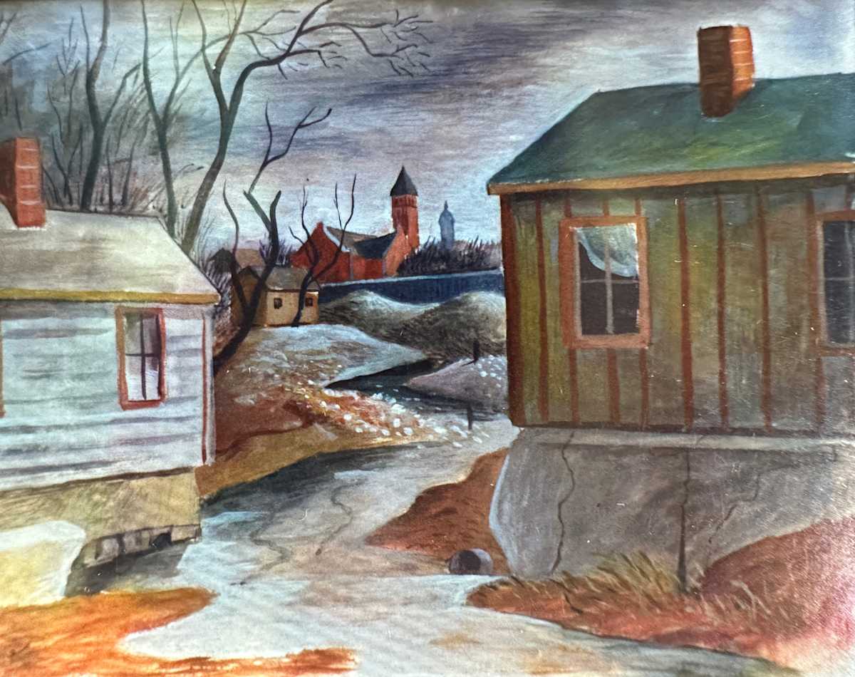 "Path Between Two Houses" named by CLL by Fred Shane, Image 1.