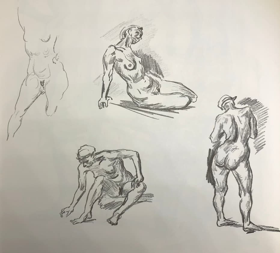 "Female Nude Studies" by Fred Shane, Image 1.