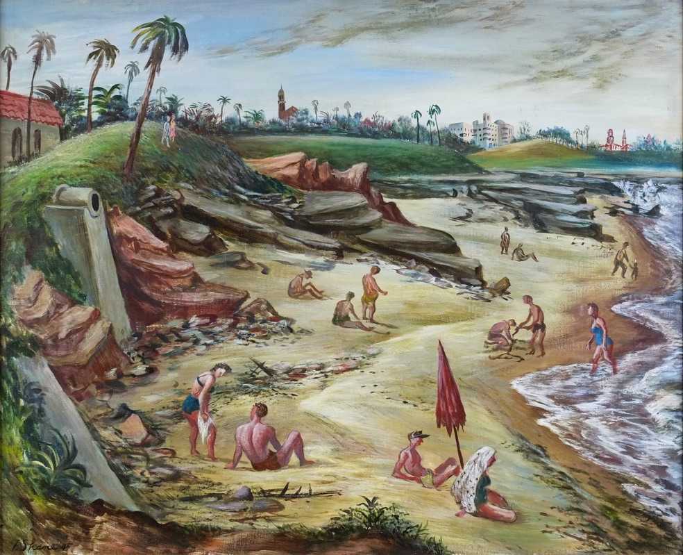 "Beach, La Jolla" by Fred Shane, Image 1.