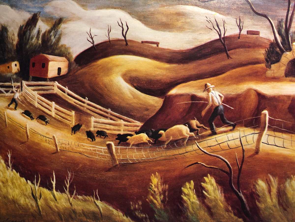 "Pig Run, The" by Fred Shane, Image 1.