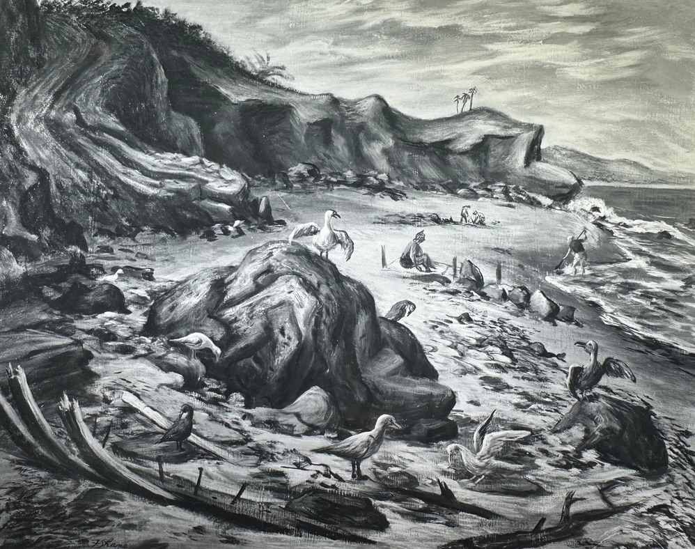 "Rocks and Gulls" by Fred Shane, Image 2.