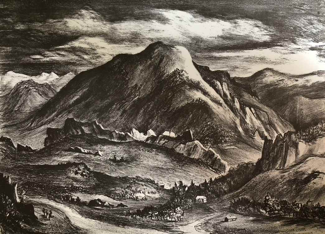 "Mountain Landscape, CO" named by CLL by Claudia Lohnes, Image 1.