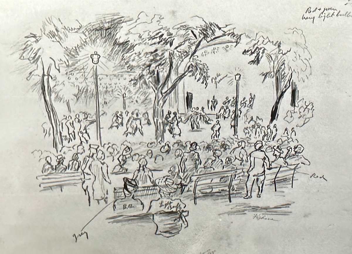 "Dance at the Park" by Fred Shane, Image 1.