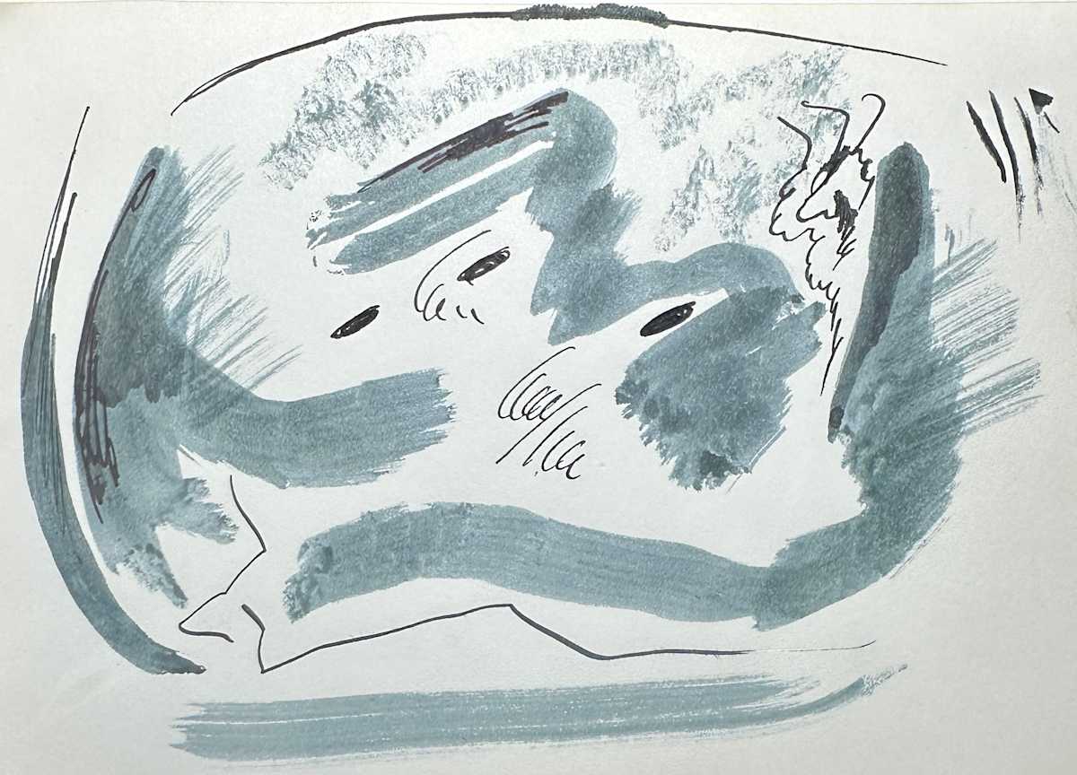 "Pen and Ink Abstraction" by Fred Shane, Image 1.