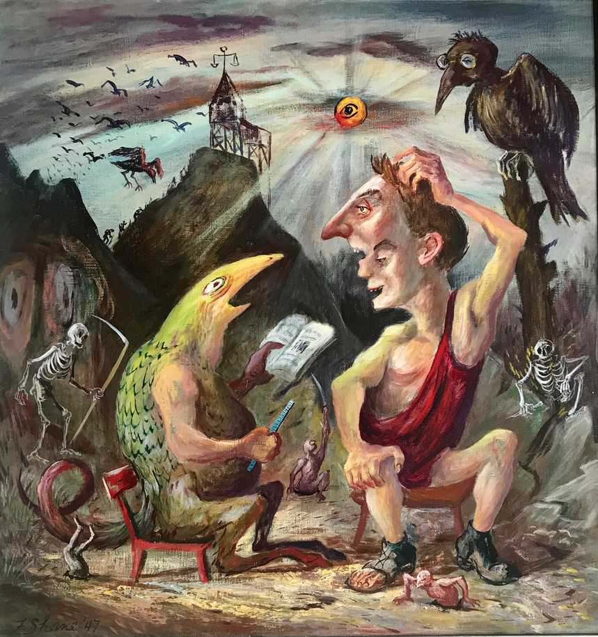 "Academic Enigma" by Fred Shane, Image 1.