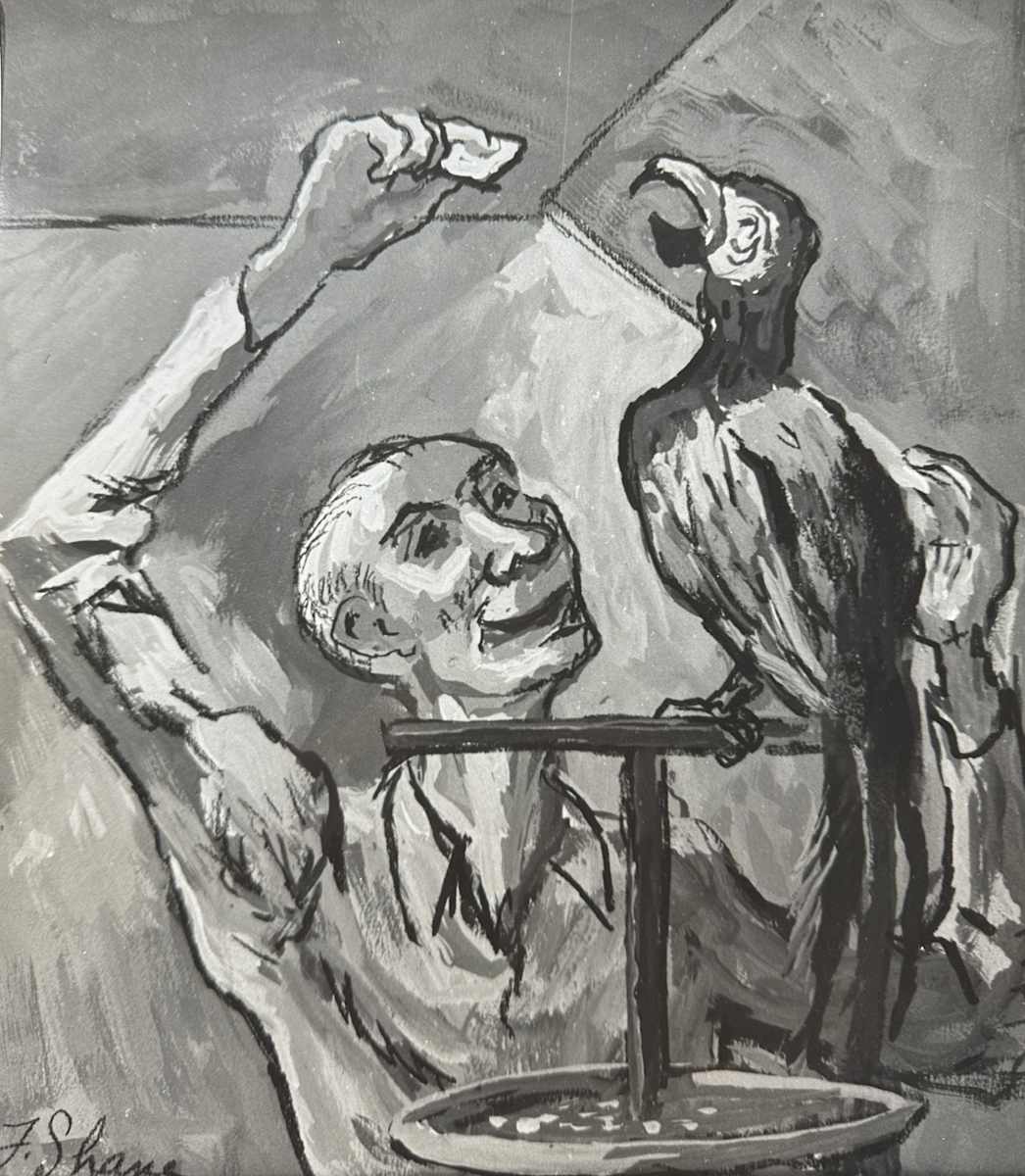 "Feeding the Parrot" by Fred Shane, Image 1.