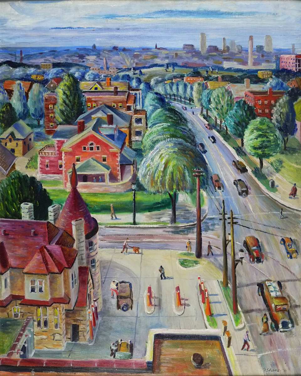 "View from the Studio, Kansas City" by Frederick Emmanuel  Shane aka "Fred Shane", Image 1.
