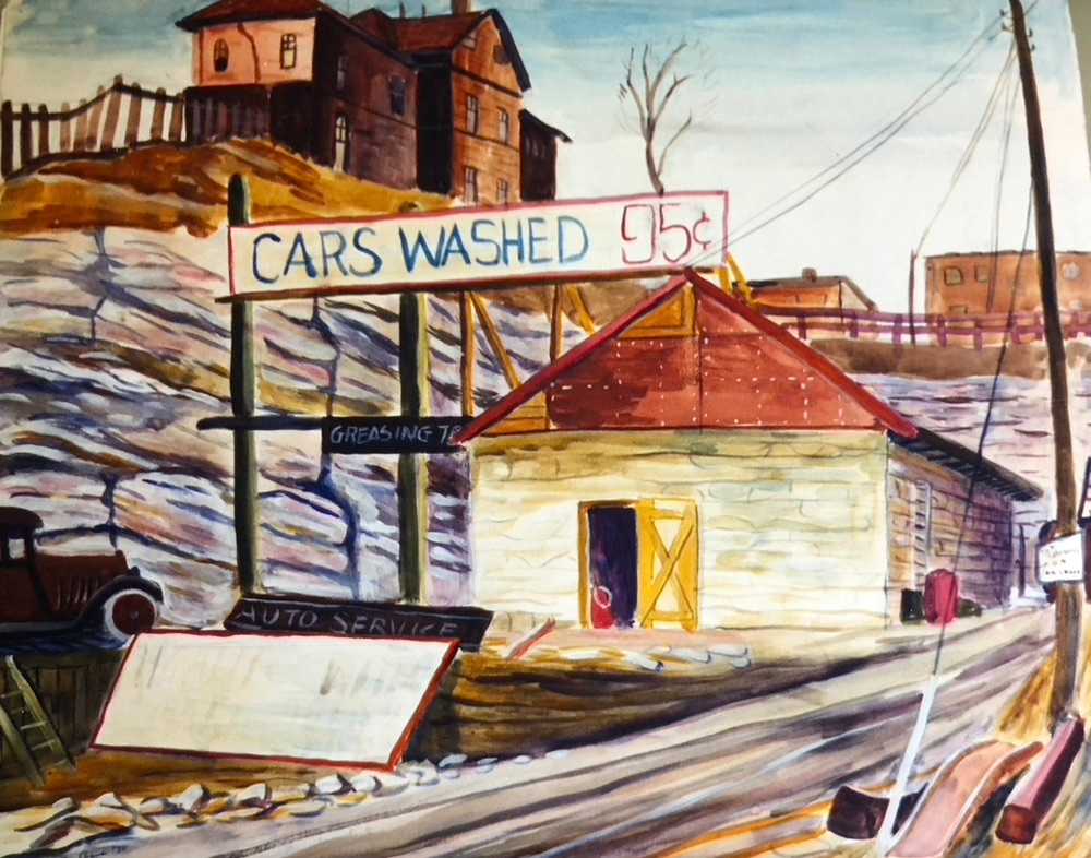"Cars Washed" by Fred Shane, Image 1.