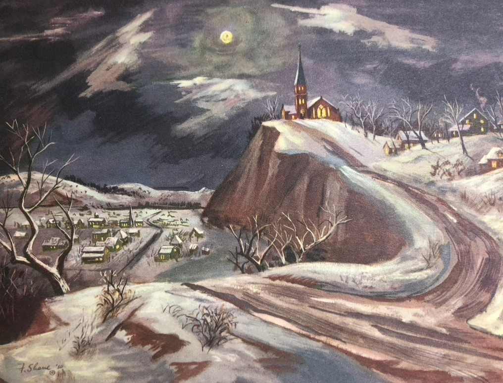 "Winter Landscape: Silent Night" by Fred Shane, Image 1.