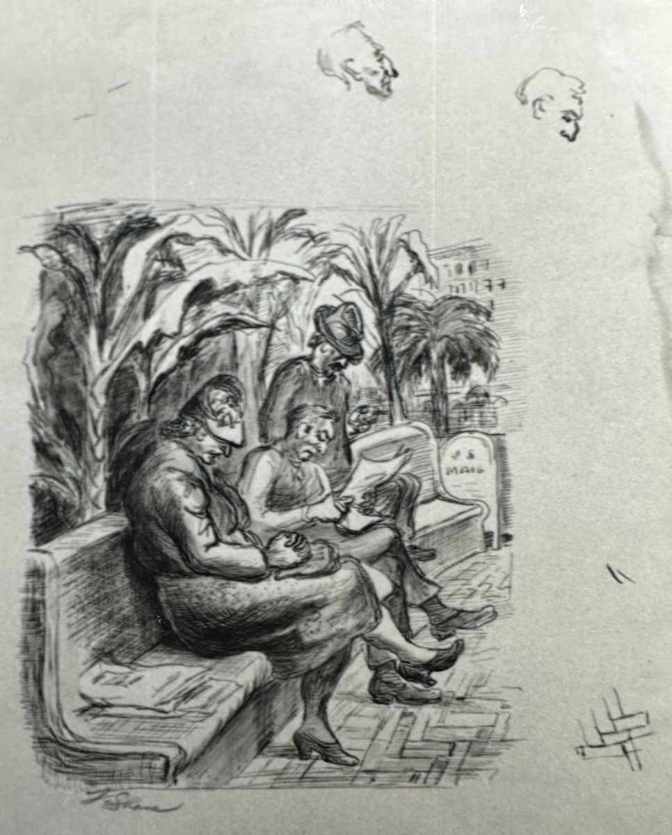 "Park Bench, The" by Fred Shane, Image 1.