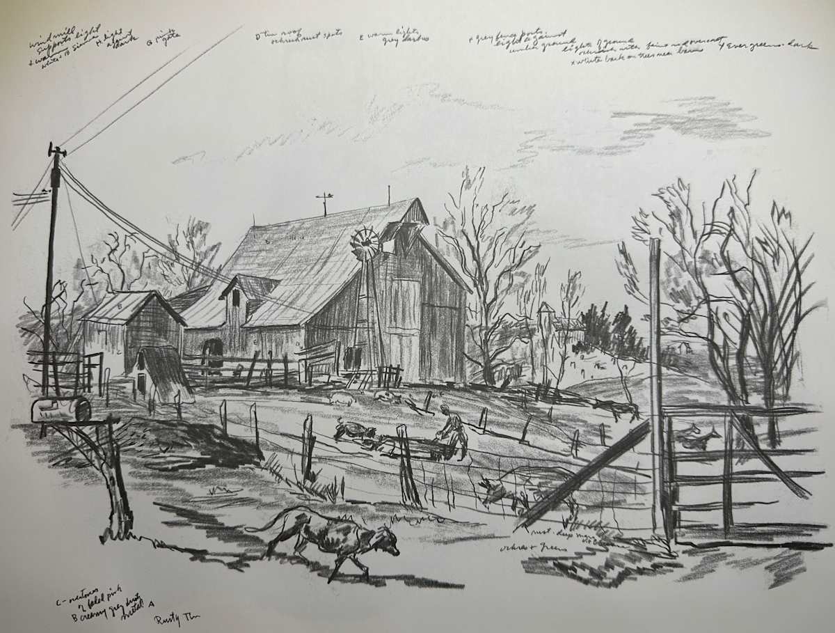 "Missouri Farm" by Fred Shane, Image 1.