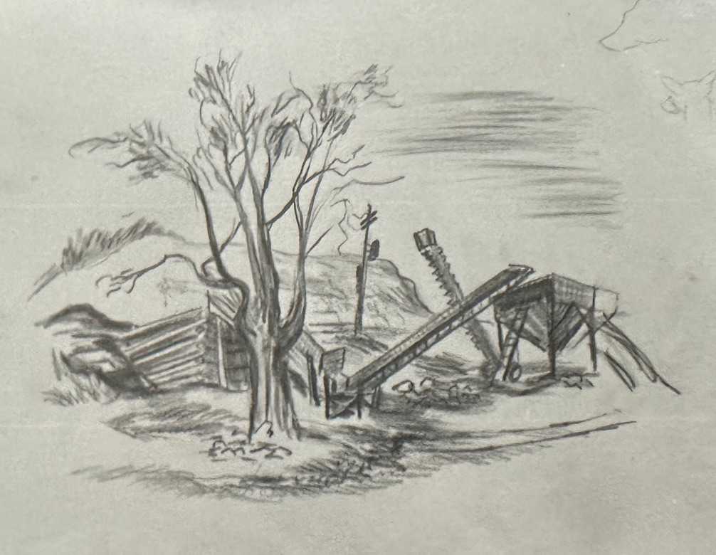 "Cement Quarry?" named by CLL by Fred Shane, Image 1.